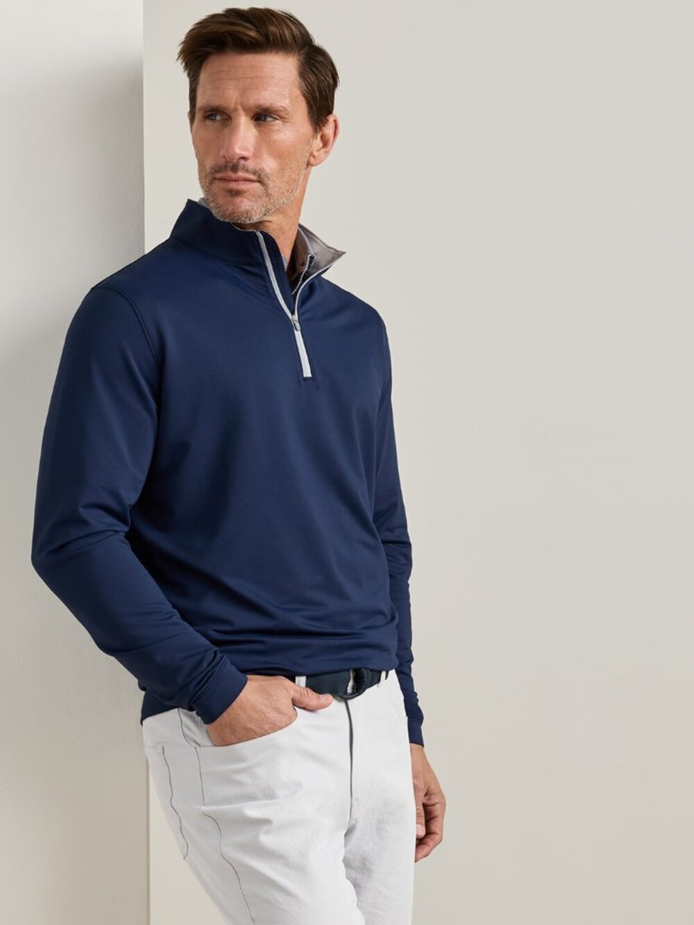 ⭐PETER MILLAR⭐ ~NEW~ Perth Performance Quarter-Zip - [XL, Navy]